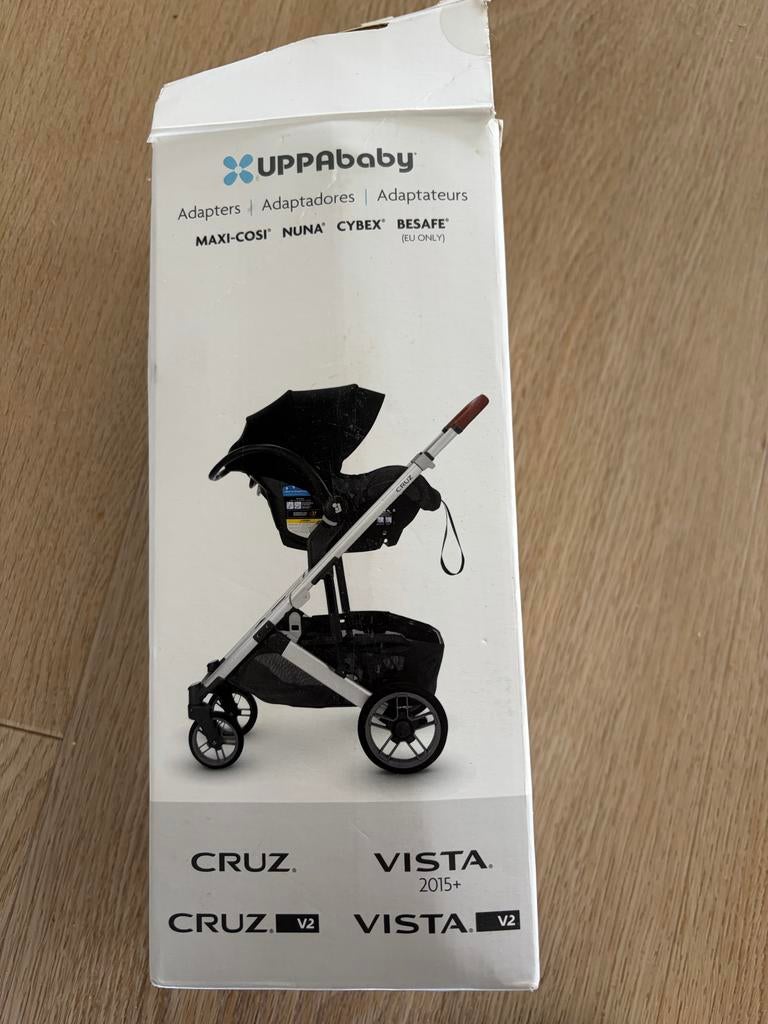 UPPAbaby Adapters voor Maxi-Cosi, Nuna, Cybex, BeSafe, Nieuw, Met autostoeltje, Ophalen, Kinderwagen