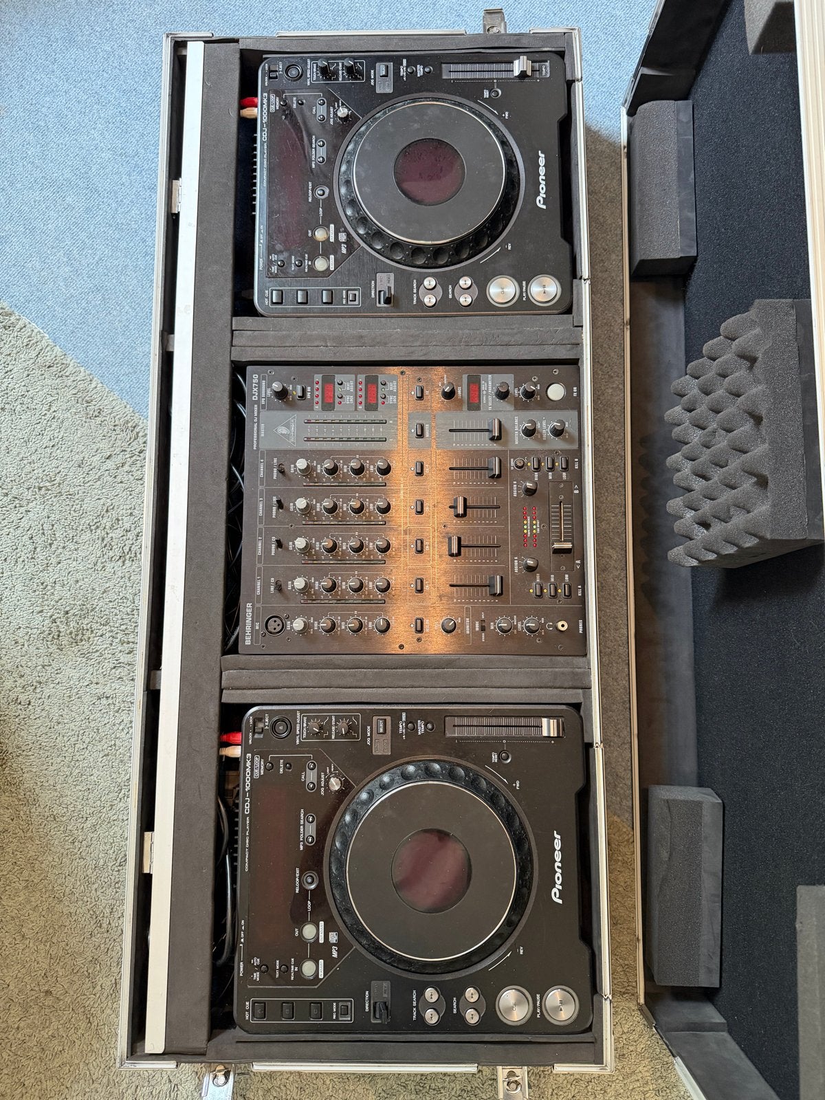 DJ-set: 2x Pioneer CDJ-1000MK3 & Behringer DJX750, Ophalen, Gebruikt, Dj-set, Pioneer