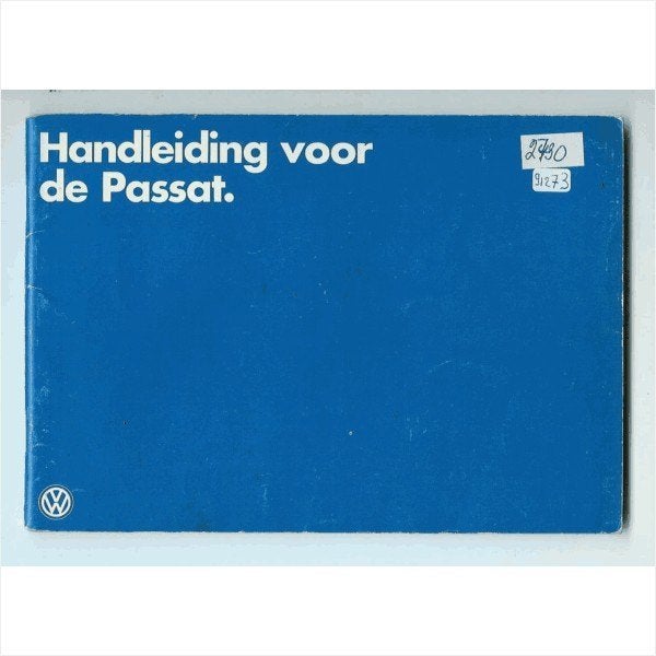Volkswagen Passat Instructieboekje 1978 #1 Nederlands, Ophalen of Verzenden
