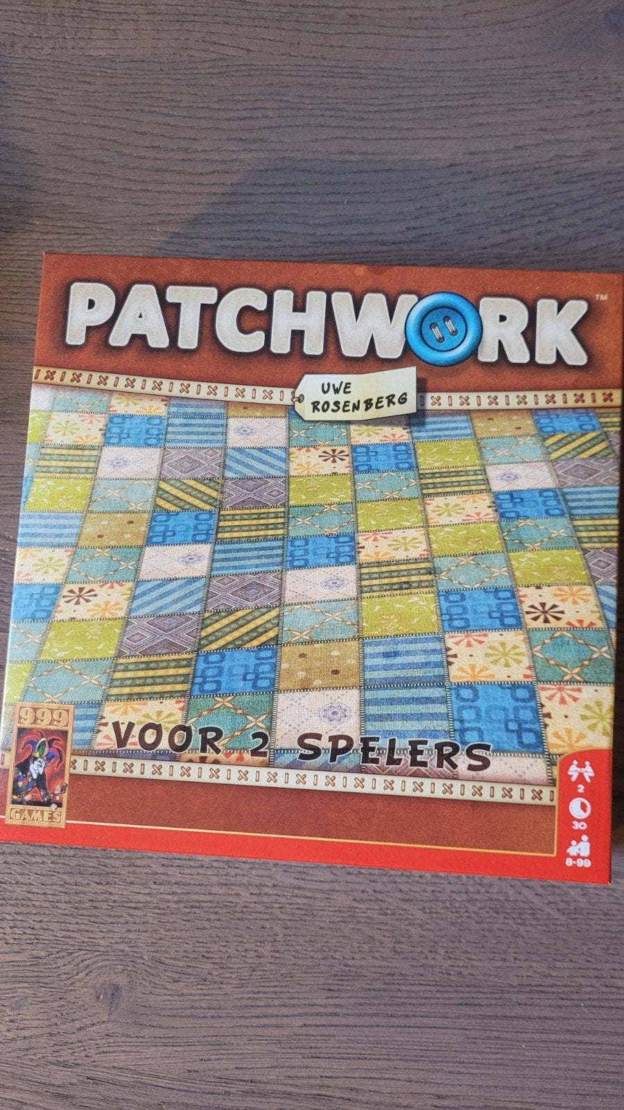 Patchwork van 999 games, Ophalen of Verzenden, Zo goed als nieuw