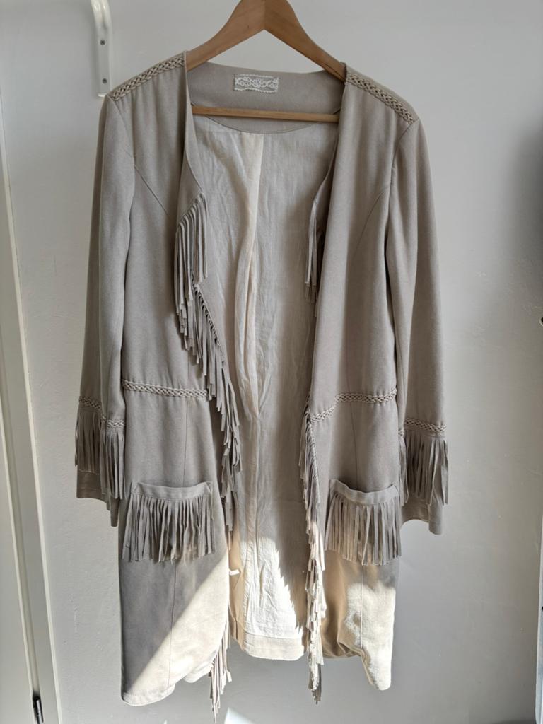Ibiza jas maat M, Kleding | Dames, Ophalen of Verzenden, Zo goed als nieuw, Maat 38/40 (M), Beige