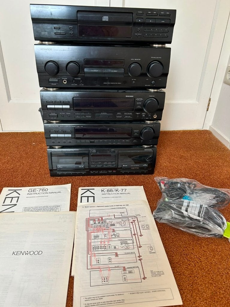 Kenwood jaren '90 Stereotoren, Gebruikt, Tuner of Radio, Losse componenten, Ophalen