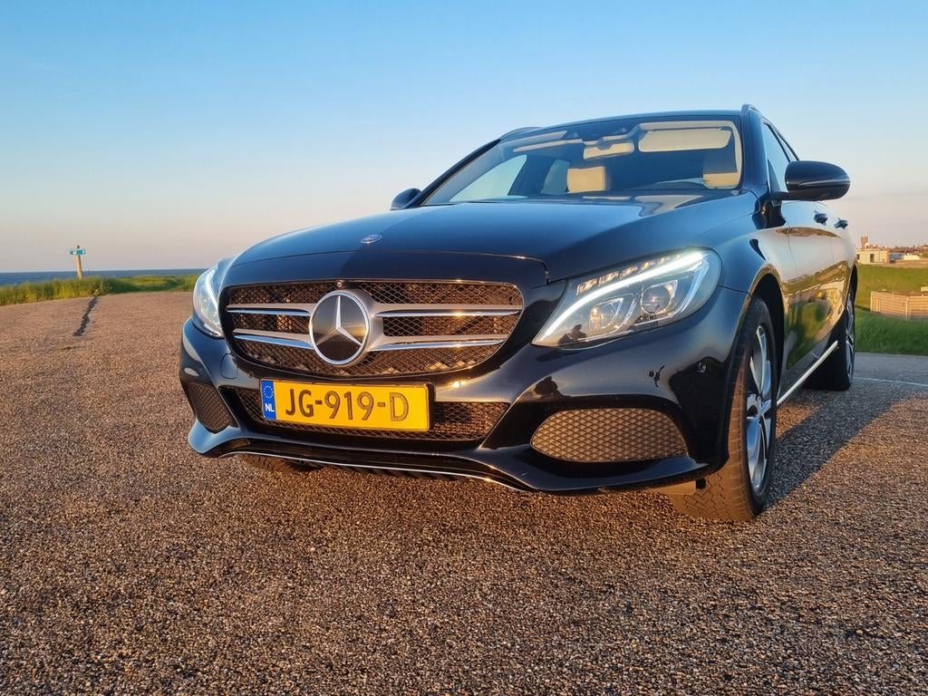 Mercedes-Benz C-Klasse C350e Estate plug-in hybride 279 pk, Automaat, Achterwielaandrijving, Zwart, Stationwagon