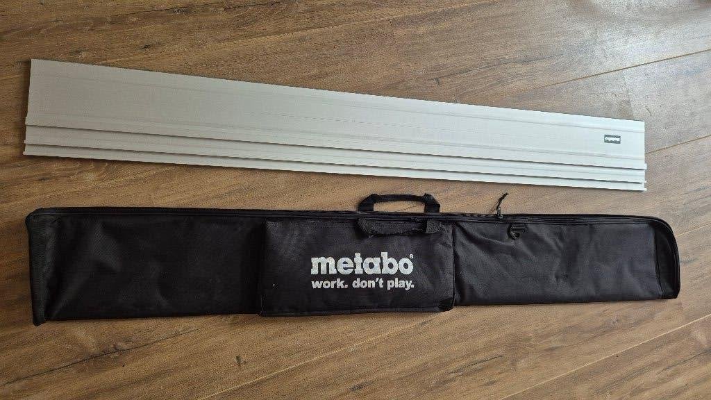 Metabo geleiderail incl tas, Doe-het-zelf en Verbouw, Ophalen, Minder dan 30 mm, Gebruikt, Invalzaag