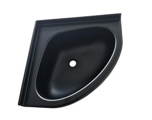Hoekwasbak OVAAL 34.5 mm x 34.5 mm Zwart, Buurserstraat 15 A, 7481 EG,Haaksbergen, Ophalen of Verzenden, Info@123CamperOnderdelen.nl