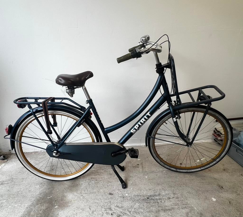 meidenfiets (11/12jaar) transportfiets merk Spirit., Terugtraprem, Gebruikt, Versnellingen, 50 tot 53 cm