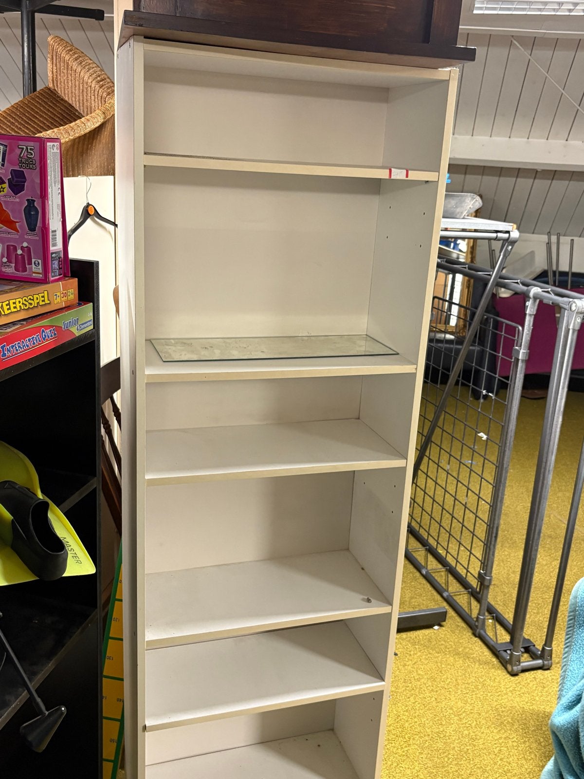 Diverse houten Boekenkast met Verstelbare Planken, Ophalen, Met plank(en), Gebruikt, 50 tot 100 cm