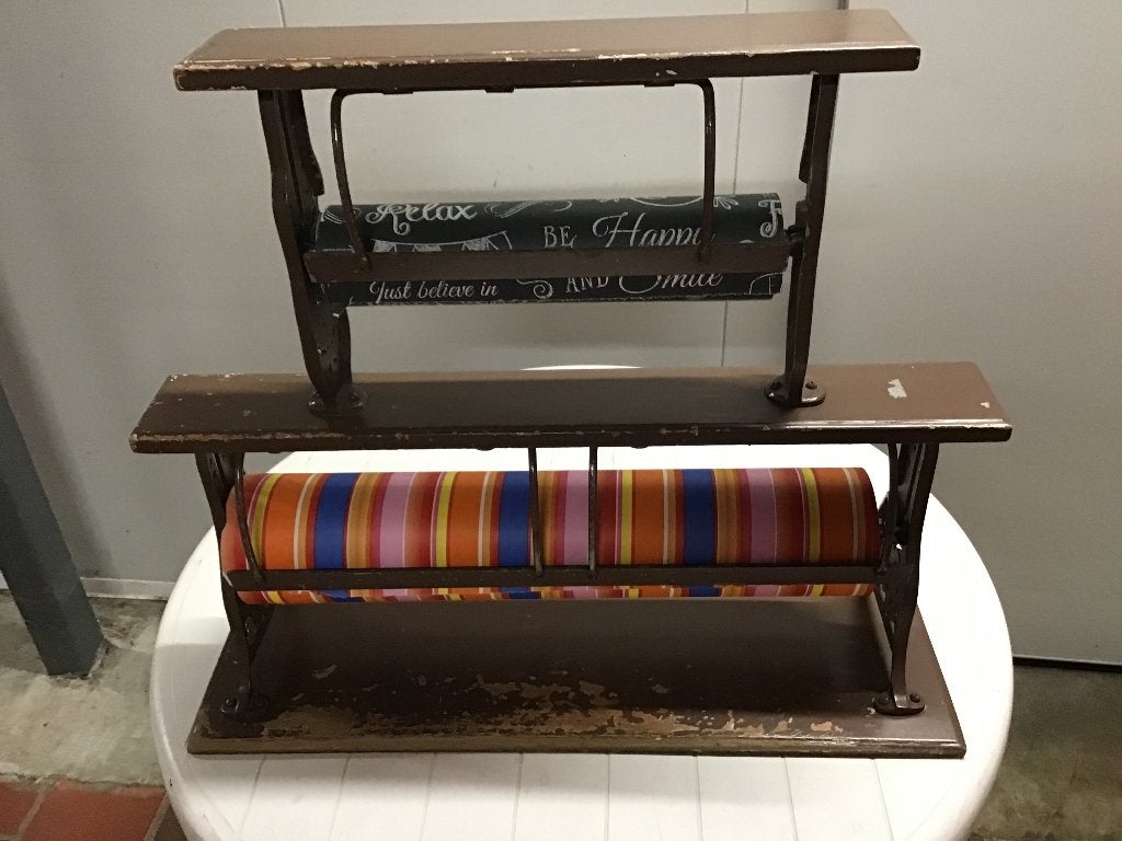 houder rol inpakpapier, Diversen, Ophalen, Gebruikt