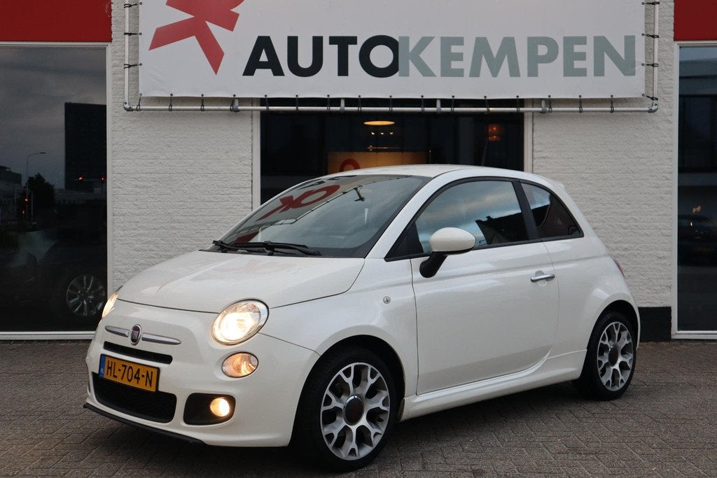 Fiat 500 0.9 TwinAir Turbo Sport HIPPE 500 OM COOL DE ZOMER, Auto's, Fiat, Voorwielaandrijving, Gebruikt, Leder en Stof, Origineel Nederlands