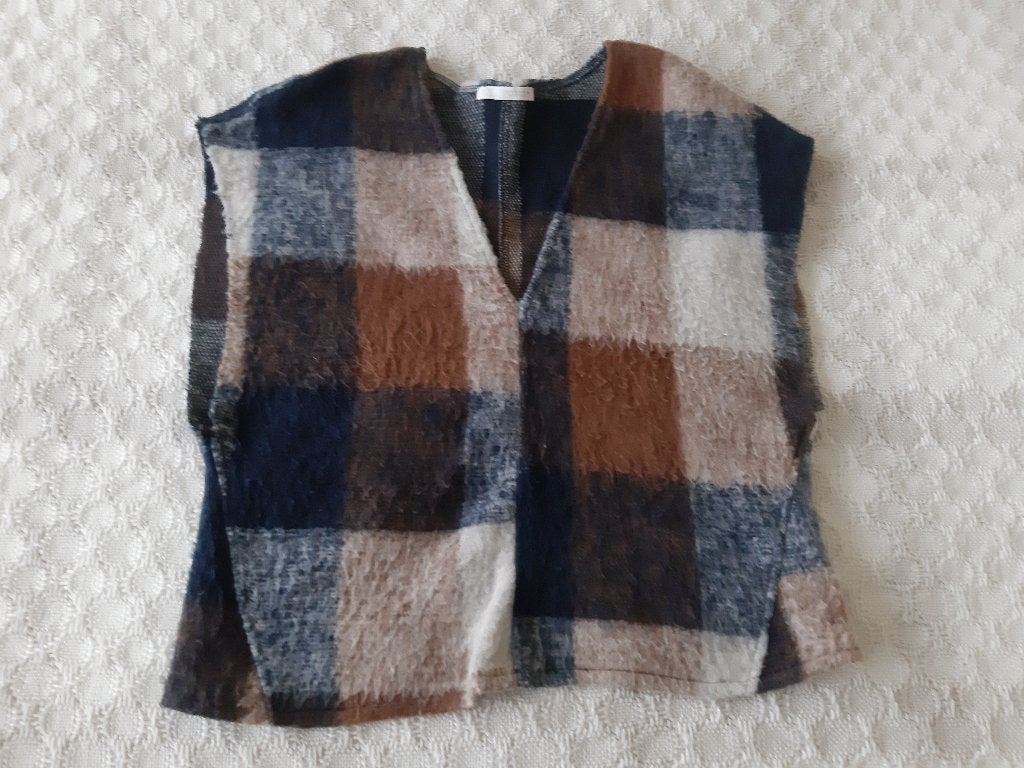 aparte geruite spencer Zara maat M (maat 38/40), Meerkleurig, Zara, Zo goed als nieuw, Ophalen