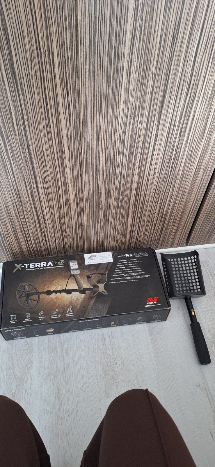 x-terra pro waterproof metaaldetector, Ophalen of Verzenden, Nieuw, 30 cm of minder, Instelbare gevoeligheid