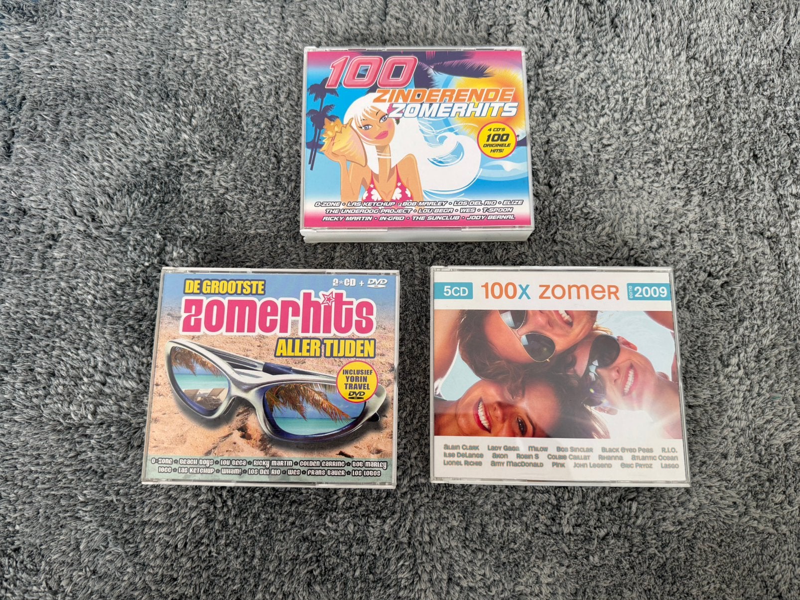 ZOMERHITS COMPILATIE SET - 3 Box Sets, 11 CD's, Ophalen of Verzenden, Gebruikt, Pop