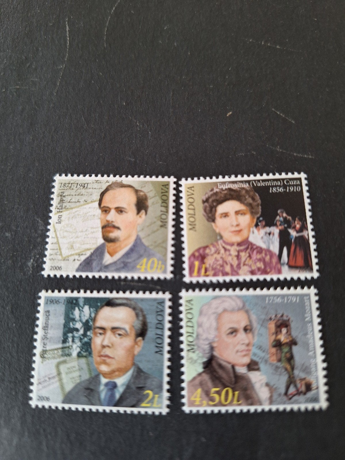 Moldavië: mi. 555/58. Persoonlijkheden., Verzenden, Overige landen, Postfris