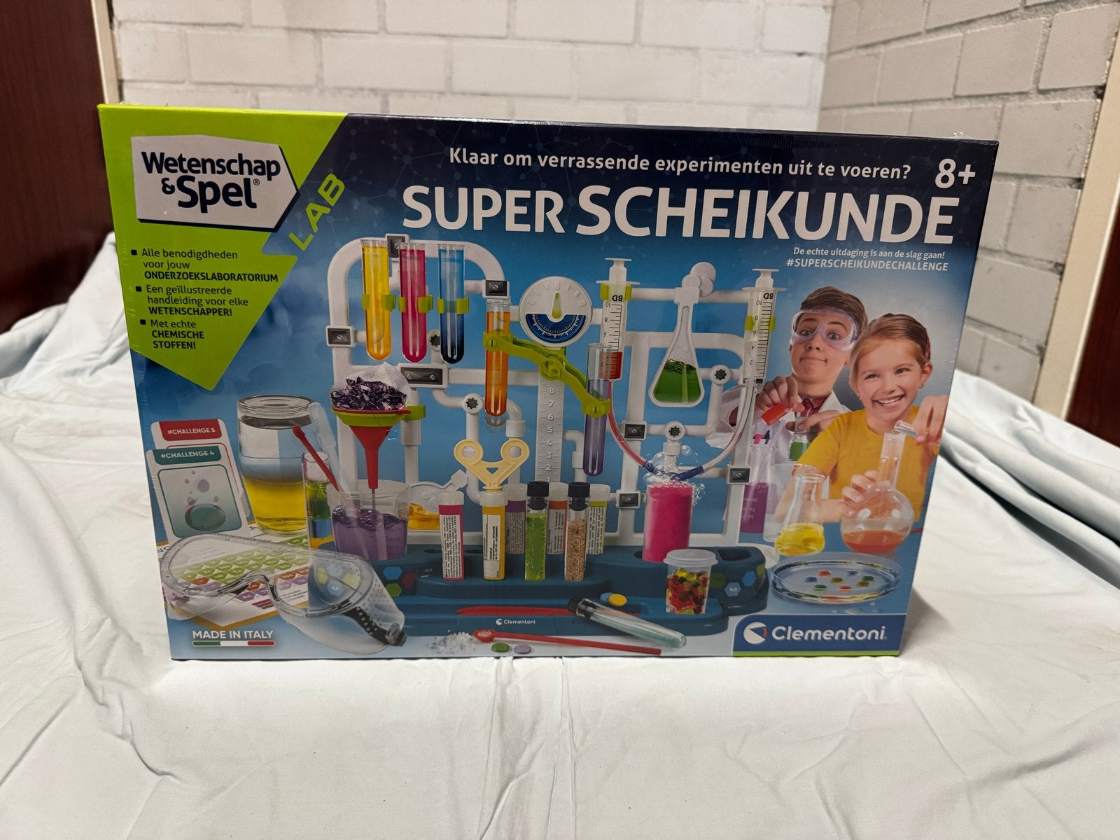 Nieuw Clementoni Wetenschap & Spel Super Scheikunde Lab, Ophalen of Verzenden, Nieuw, Ontdekken