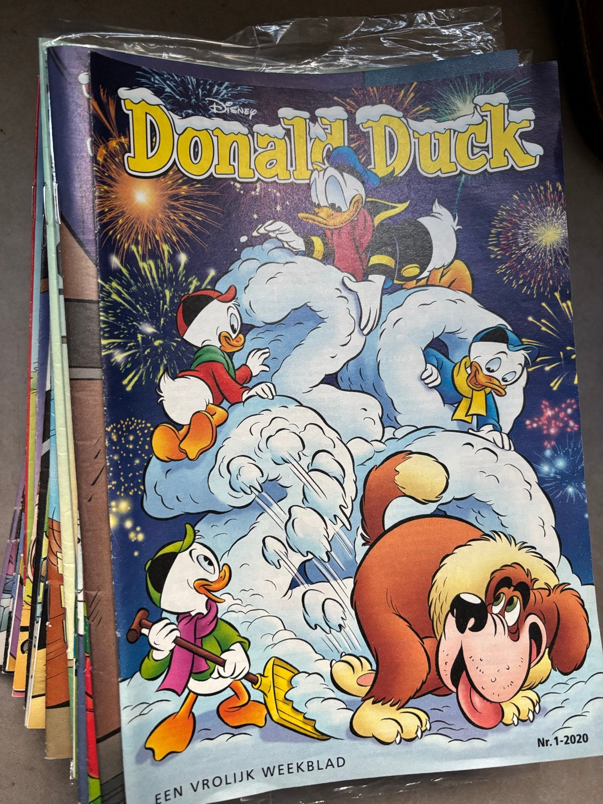 Donald Duck Jaargang 2020-nr 1 t/m 2021-nr 7 en Extra's, Meerdere stripboeken, Ophalen of Verzenden, Gelezen