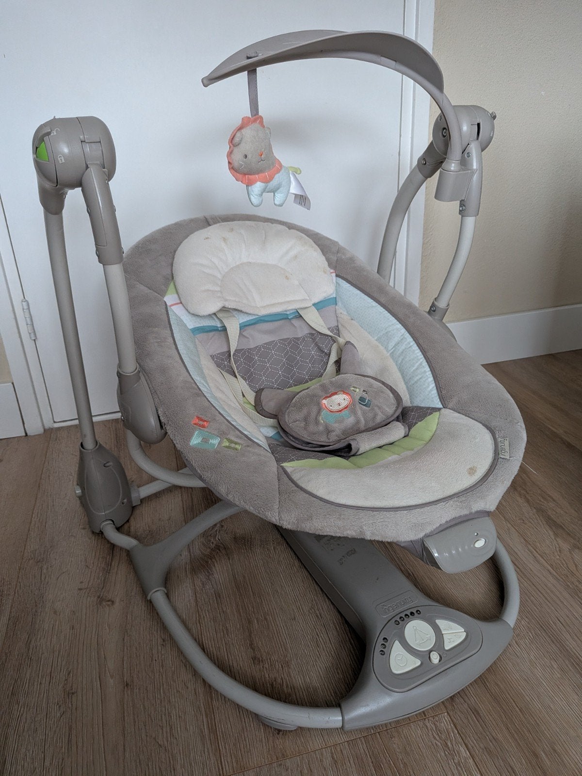 Ingenuity ConvertMe Swing-2-Seat babyschommel, Gebruikt, Schommelstoel, Met gordel(s) of riempje(s), Ophalen