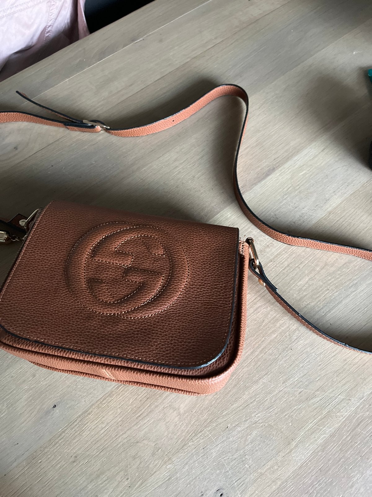 Gucci Soho Disco Tas - Bruin, Sieraden, Tassen en Uiterlijk, Ophalen of Verzenden, Gebruikt, Bruin, Schoudertasje