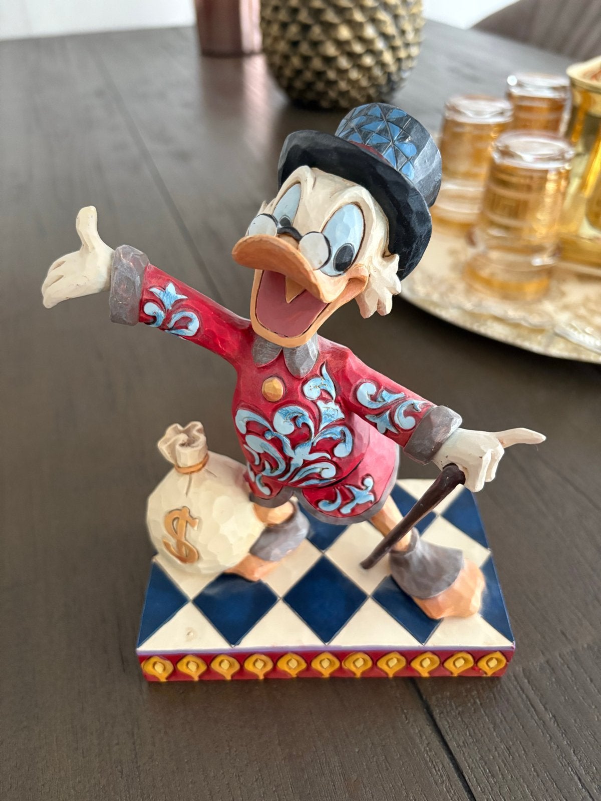 Dagobert Duck beeldje - Disney Traditions Jim Shore, Ophalen, Zo goed als nieuw