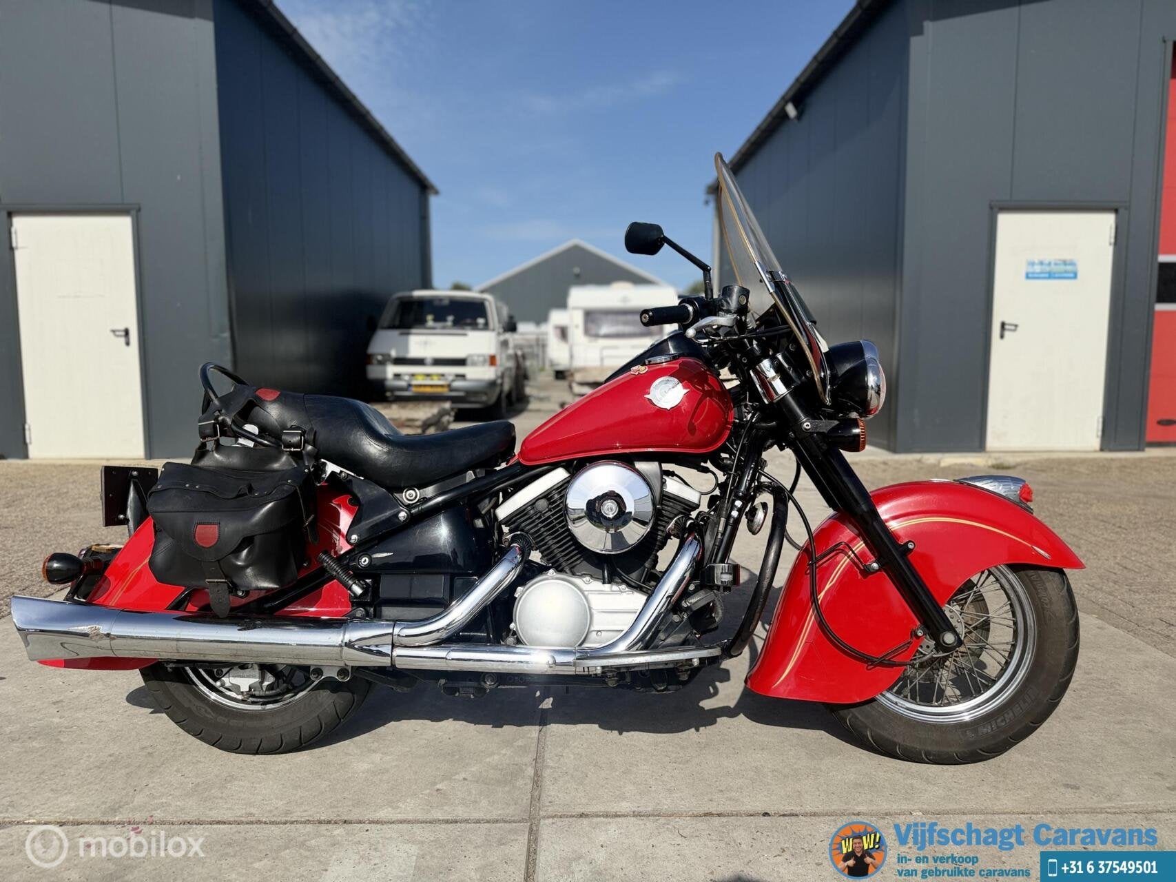 Kawasaki VN 800 Drifter Indian Style, Motoren, 805 cc, Chopper, Meer dan 35 kW, Handgeschakeld