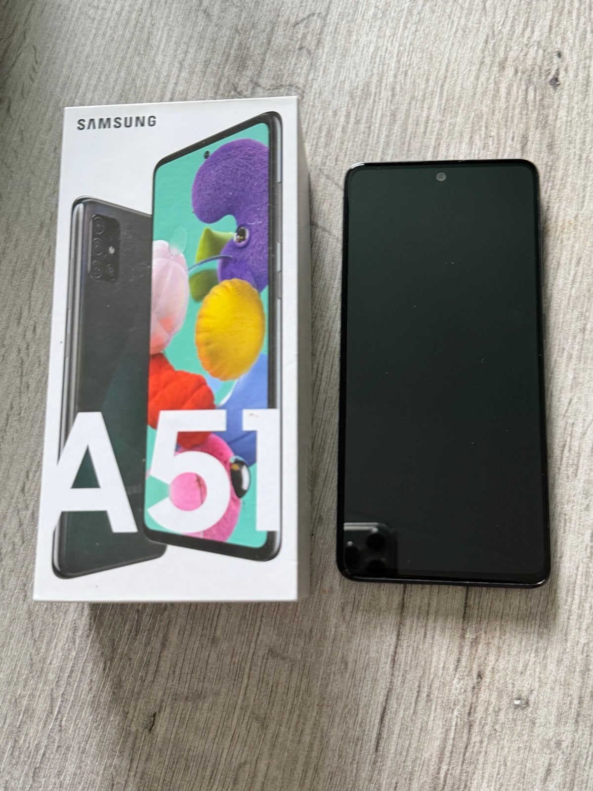 Samsung Galaxy A51 128 GB Zwart - Lichte beschadiging achter, Ophalen, Gebruikt, Zwart, Zonder simlock