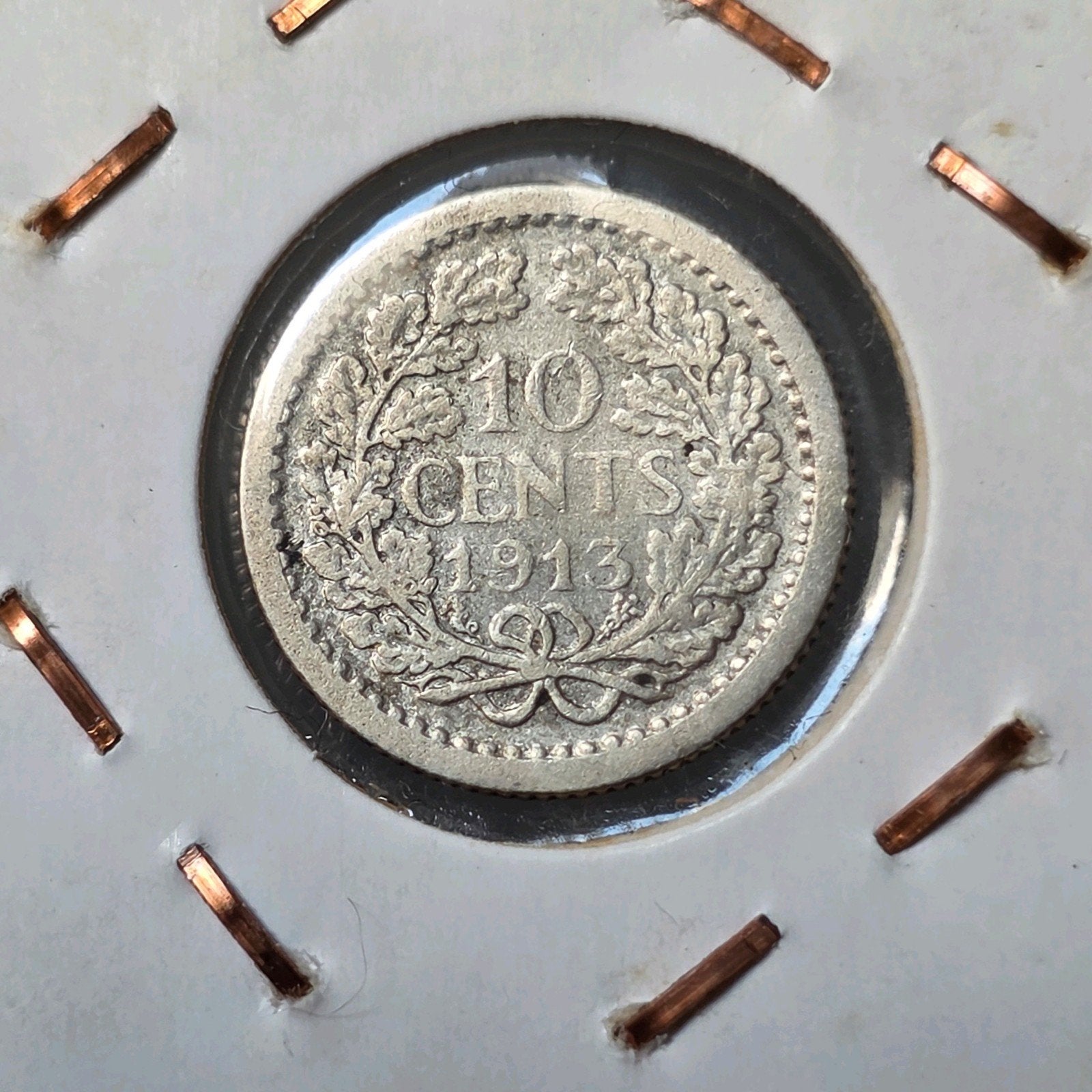 10 cent 1913 Nederland, Verzenden, Zilver, 10 cent, Koningin Wilhelmina