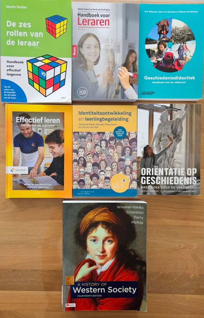 HBO Leraar Geschiedenis jaar 1  - COMPLETE SET BOEKEN, Boeken, Ophalen of Verzenden, Zo goed als nieuw, HBO