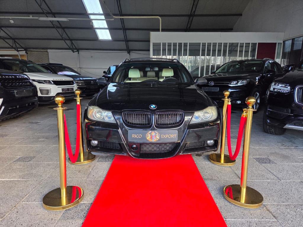 BMW 3-serie Touring 3.0D M3 BLACKED OUT PANO+, Auto's, BMW, Automaat, Gebruikt, 2993 cc, Zwart