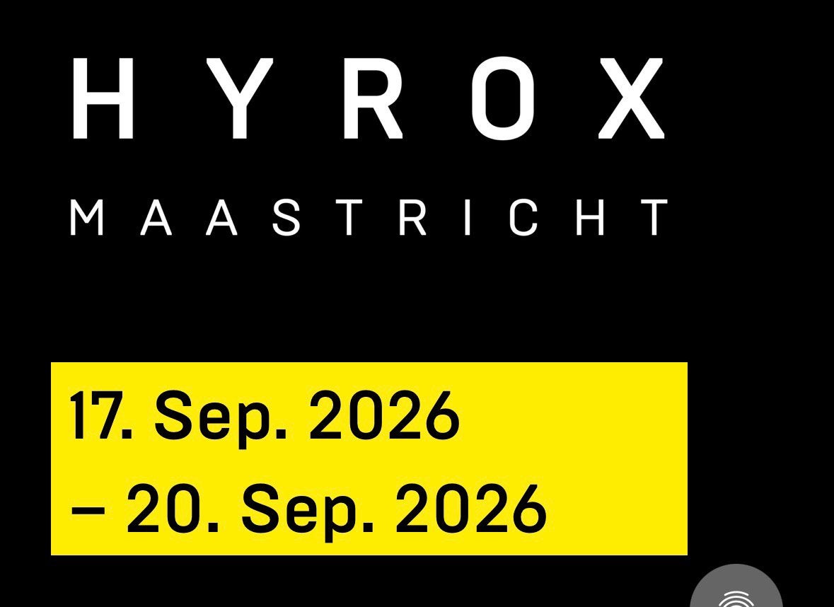 Hyrox Maastricht Woman solo, Eén persoon
