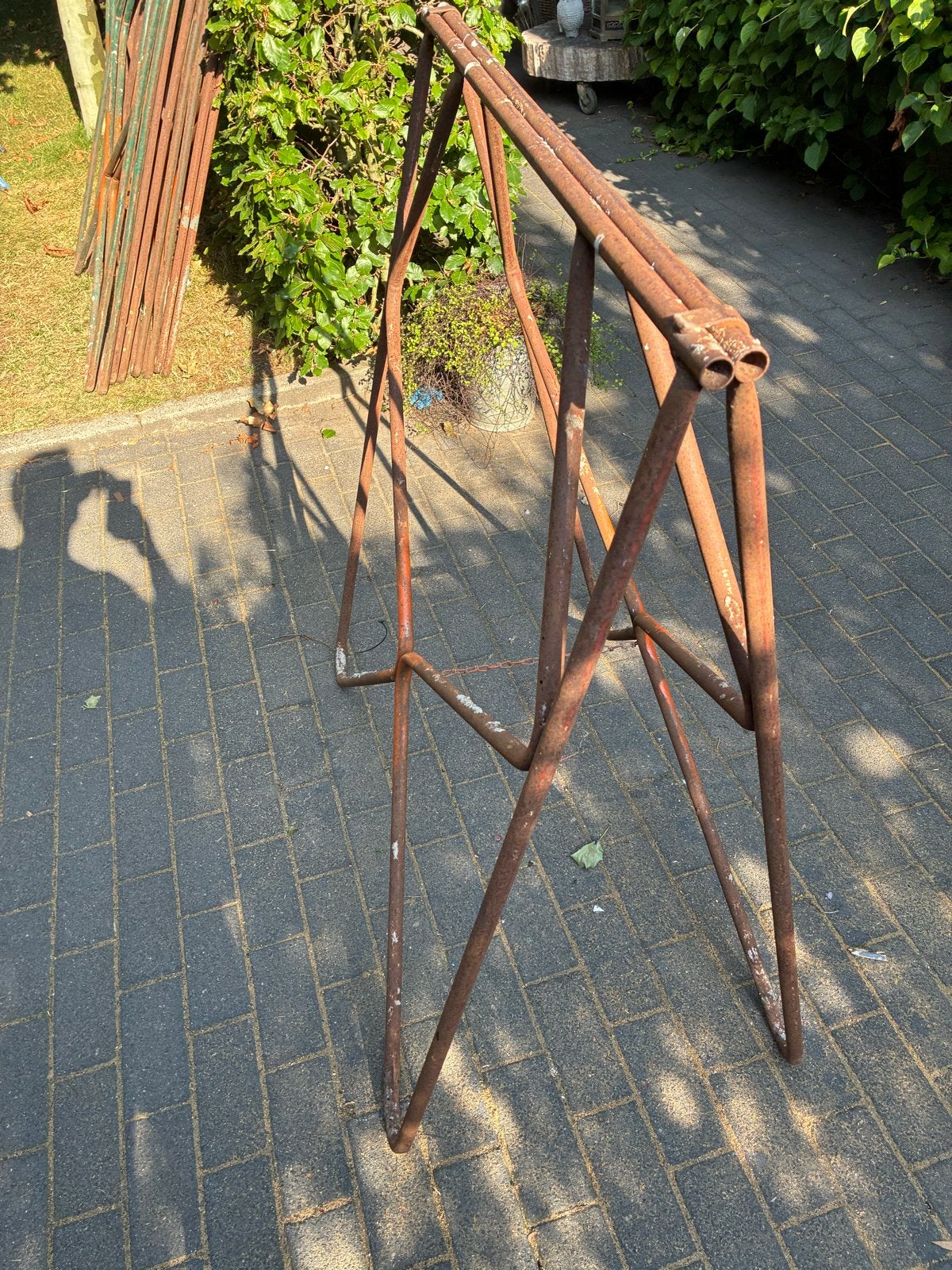 8 stuks steigerbokken, 120 cm hoog, Ophalen, Gebruikt, Overige typen, Minder dan 2 meter