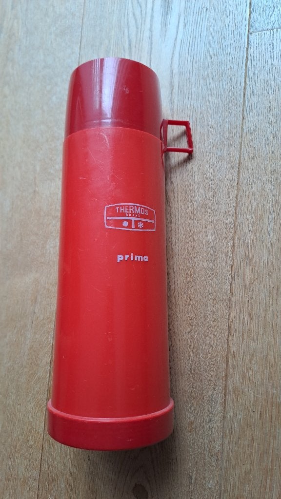 Thermosfles Thermos Prima jaren 60/70 thermofles vintage, Ophalen of Verzenden, Gebruikt