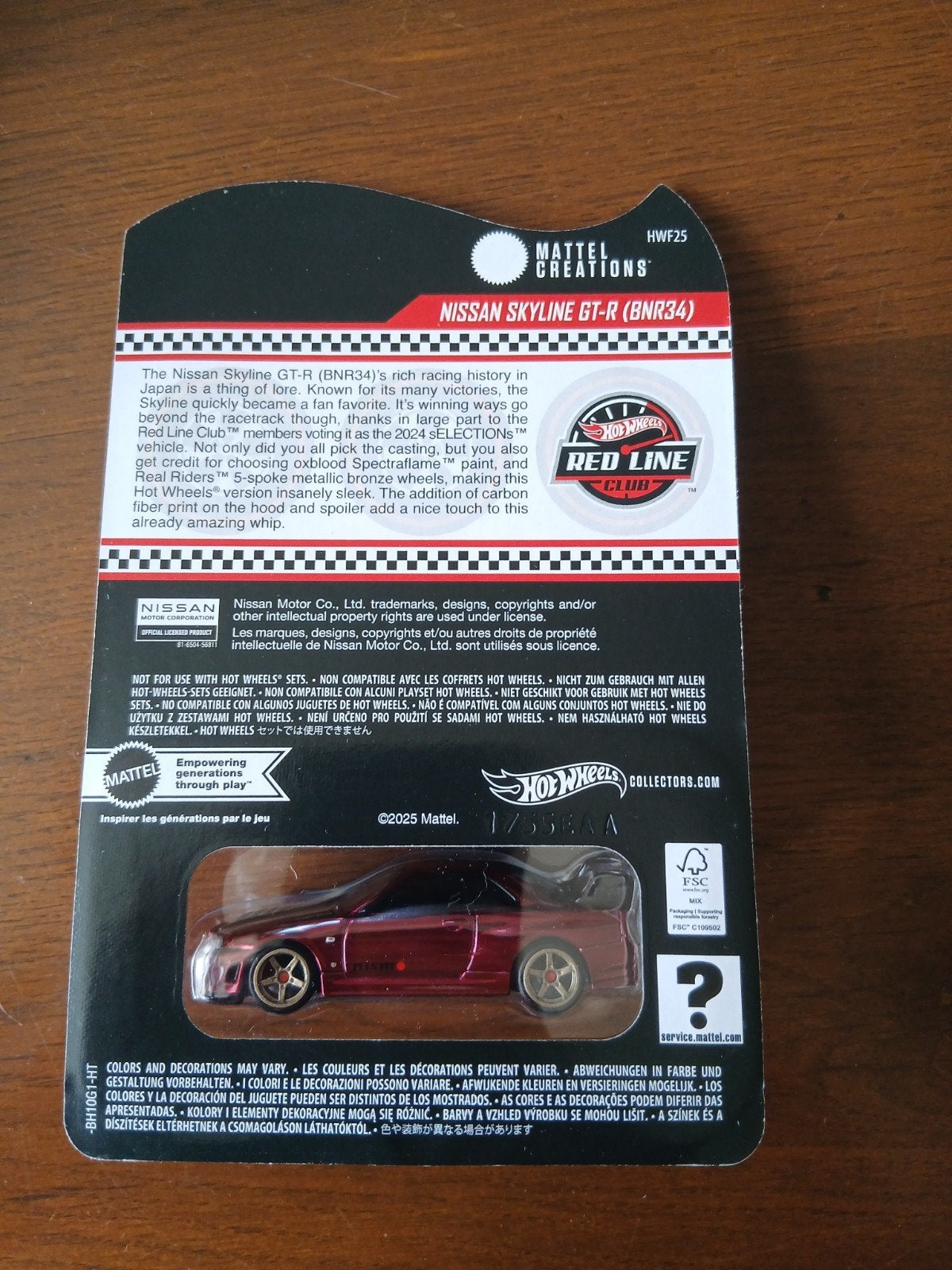 Hot Wheels Nissan Skyline GT-R (BNR34) RLC Exclusive, Ophalen of Verzenden, Nieuw, Overige typen