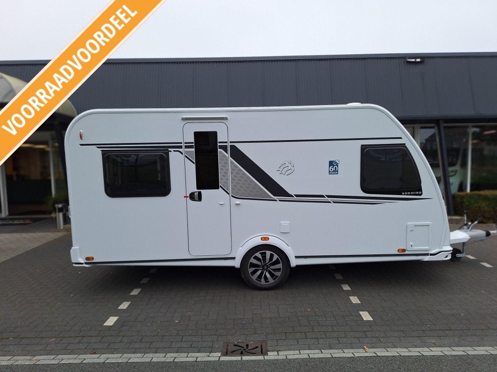 Knaus Sudwind 60 Years 450 FU VINKEN VOORRAAD VOORDEEL, Rondzit, Bedrijf, 4 tot 5 meter, Schokbreker