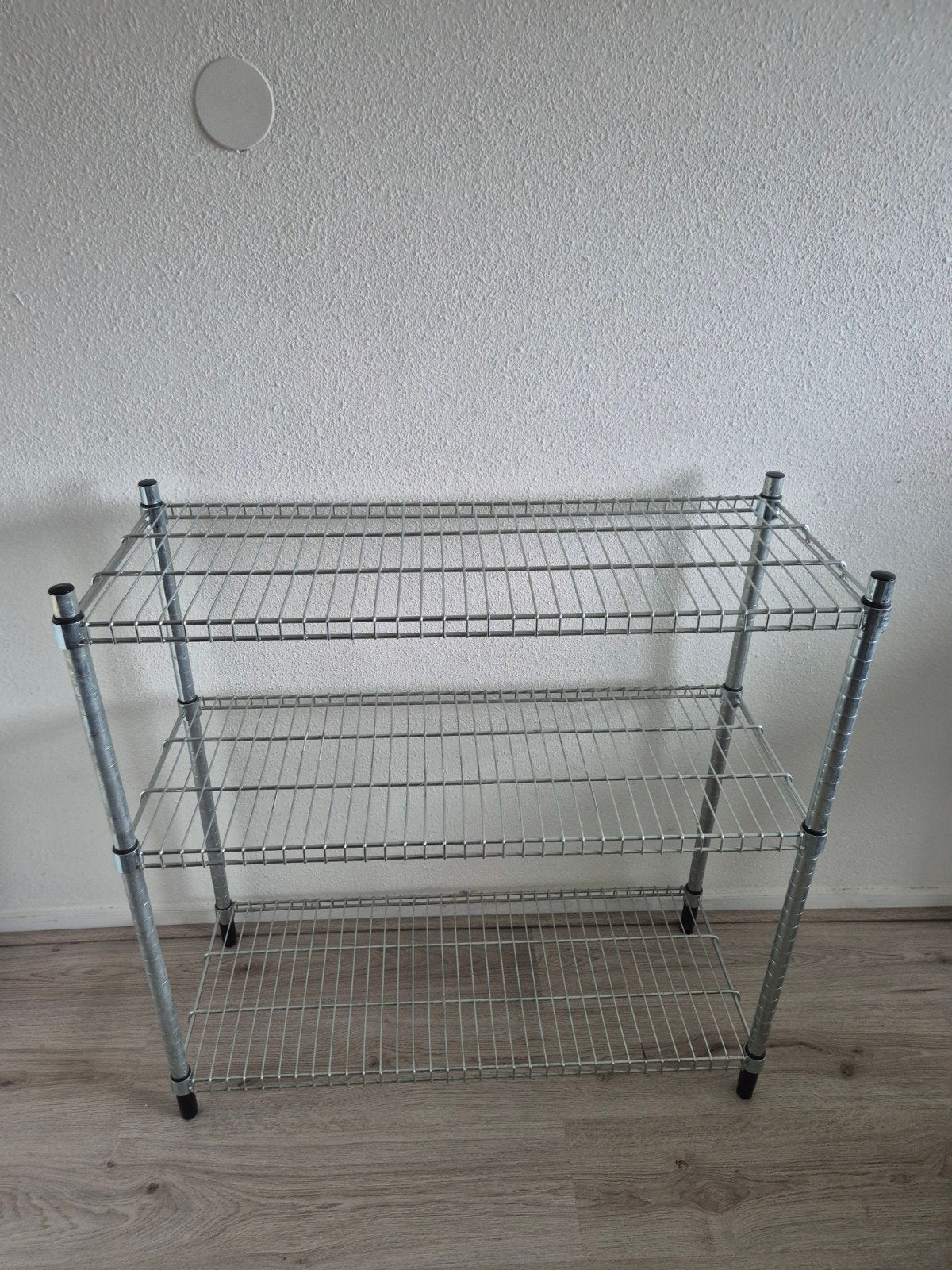 Metalen ikea rek omar met 3 planken 92x36x94, Ophalen