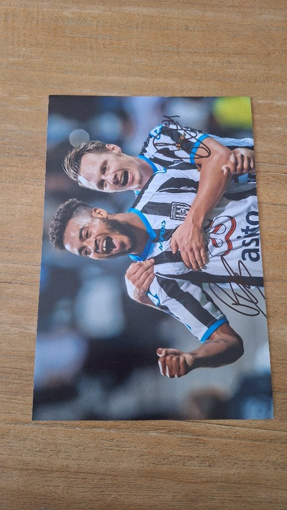Foto 20x30cm met handtekening; Kuwas + Hardeveld # Heracles, Ophalen of Verzenden, Nieuw, Overige binnenlandse clubs, Overige typen