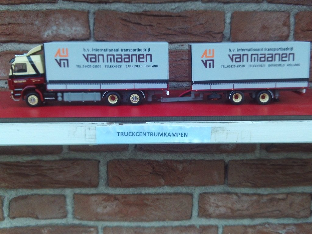 WSI  Scania  3  6 x 2  Tag  Axle  van  van  Maanen., Hobby en Vrije tijd, Modelauto's | 1:50, Ophalen of Verzenden, Nieuw, Bus of Vrachtwagen