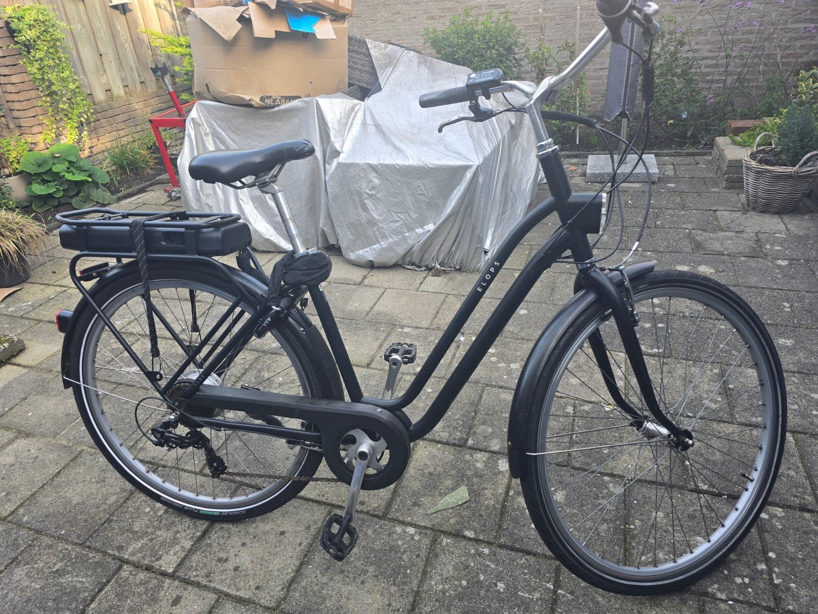 B'Twin Elops 120 elektrische fiets, Gebruikt, 51 tot 55 cm, 30 tot 50 km per accu, Ophalen