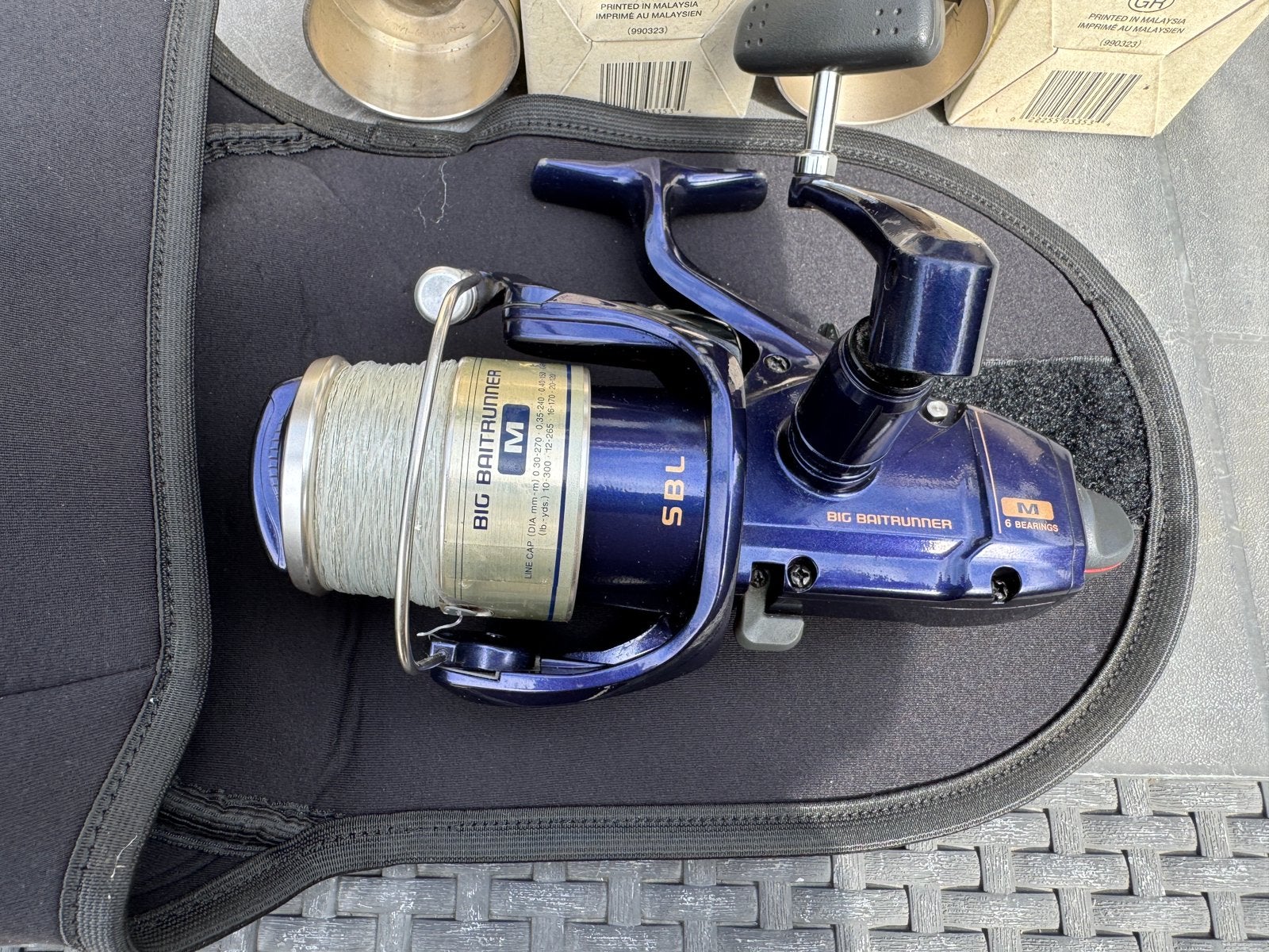 Shimano Big Baitrunner M, Ophalen, Gebruikt