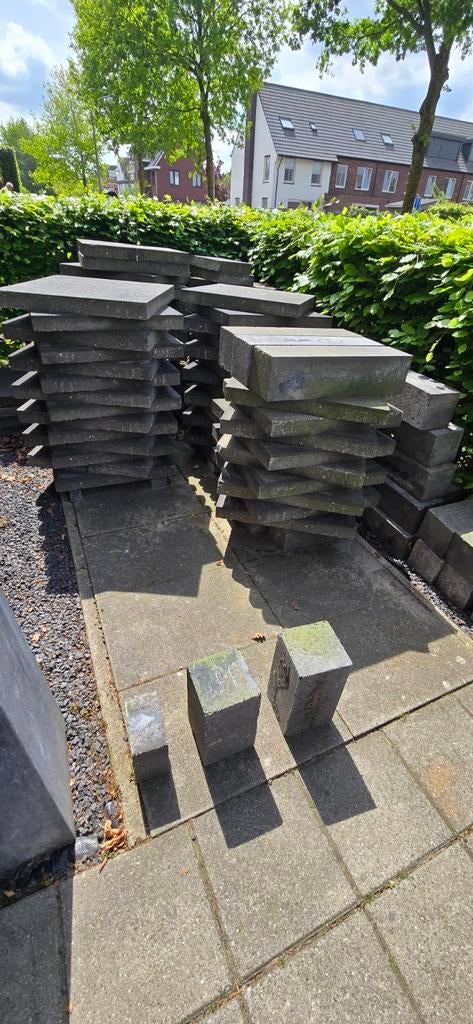 Grijze 60x60x6cm tuintegels vaste prijs, Tuin en Terras, Tegels en Klinkers, Ophalen, Gebruikt, Keramiek, Gecoat
