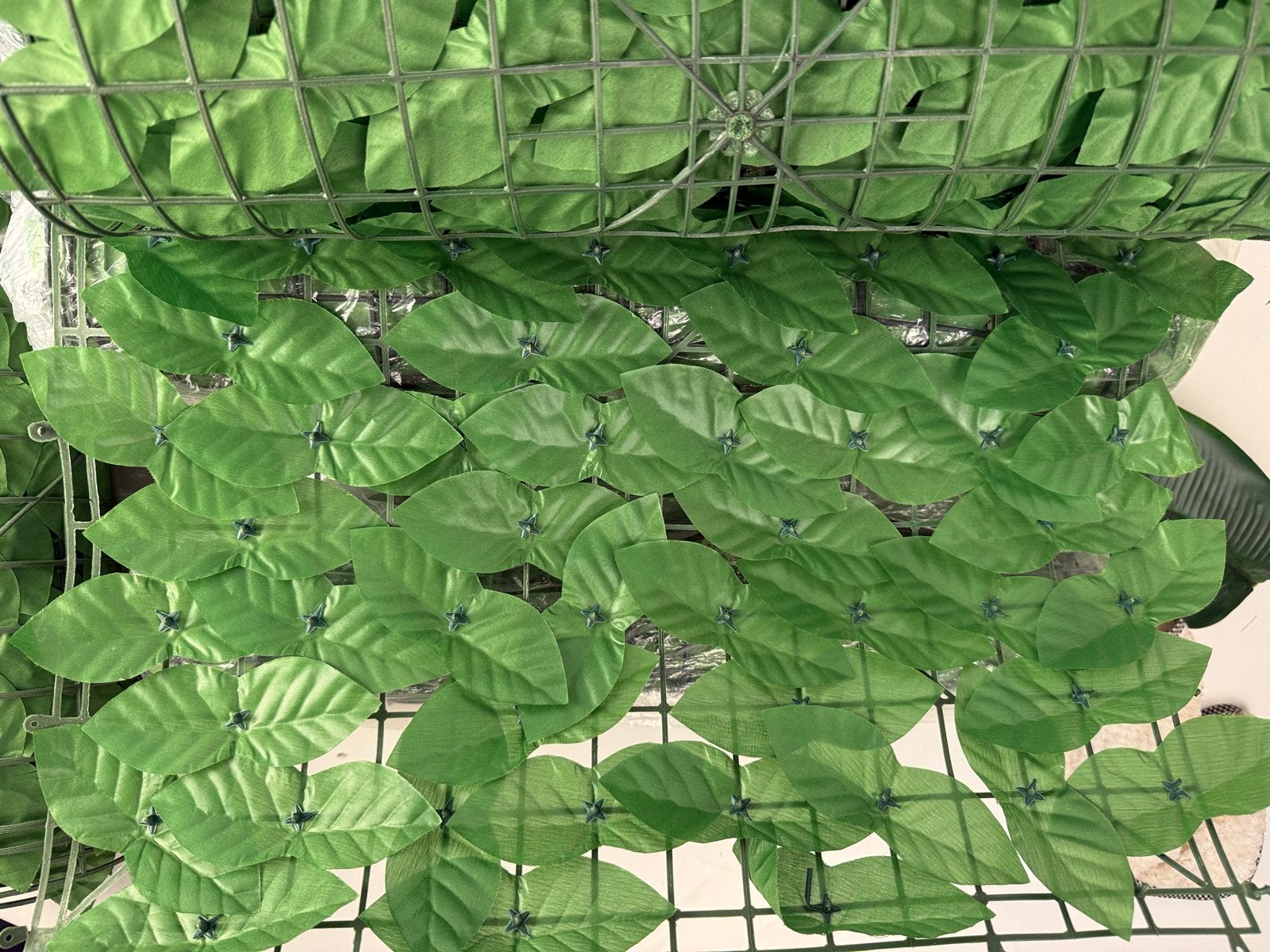 Kunsthaag 12m² - Groene Bladeren voor Privacy en Decoratie, Ophalen of Verzenden, Nieuw