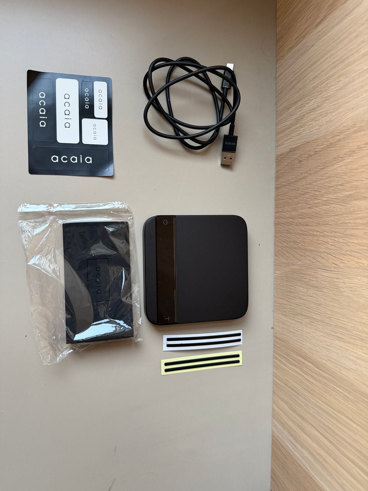 Acaia Lunar - koffie weegschaal, Witgoed en Apparatuur, Koffiemachine-accessoires, Ophalen of Verzenden, Nieuw