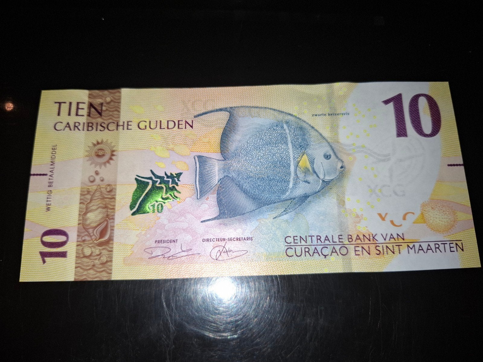 ### Caribische bank (curaçao/st maarten) 10gulden 2025 ###, Ophalen of Verzenden