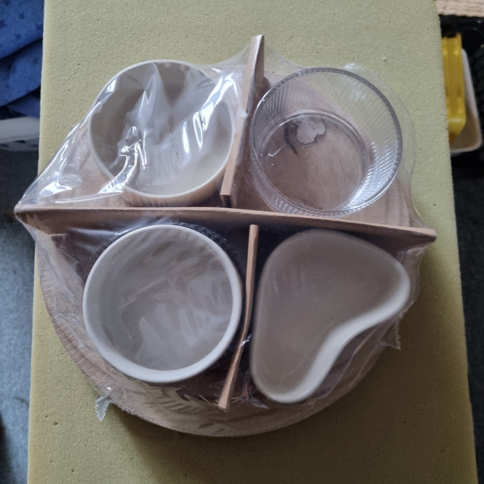 Nieuw Gusta schaaltjes serveerplank 6-delig, Ophalen of Verzenden, Nieuw, Overige stijlen, Schaal of Schalen