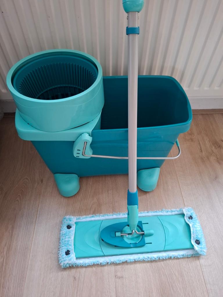 Leifheit mobiele vloerwisser met centrifuge - Nieuw!, Ophalen, Dweilemmer, -bak, of -wagen
