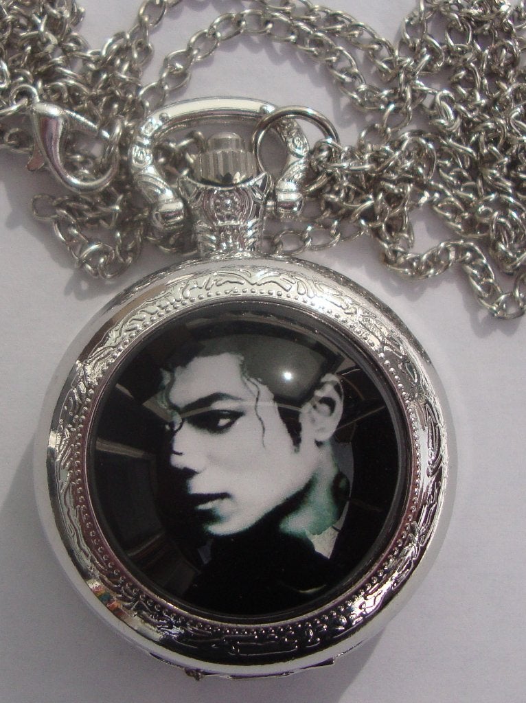 Michael Jackson Zakhorloge met Ketting  Diverse Afbeeldingen, Ophalen of Verzenden, Nieuw