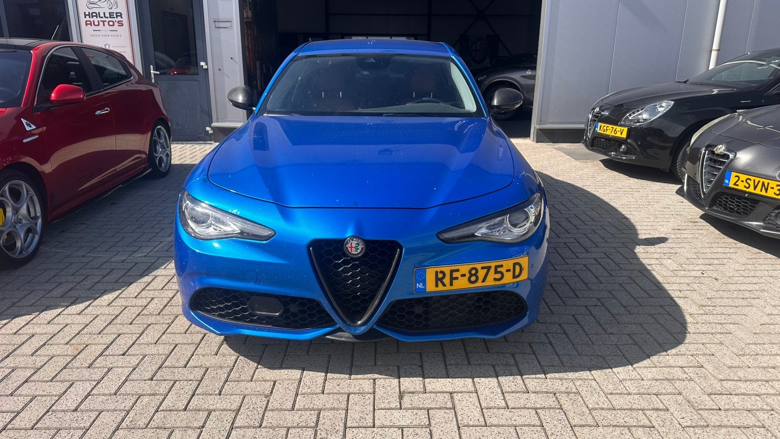 Alfa Romeo Giulia Veloce  2.2 JTD 210pk AWD 2017, 745 kg, Blauw, Diesel, Vierwielaandrijving