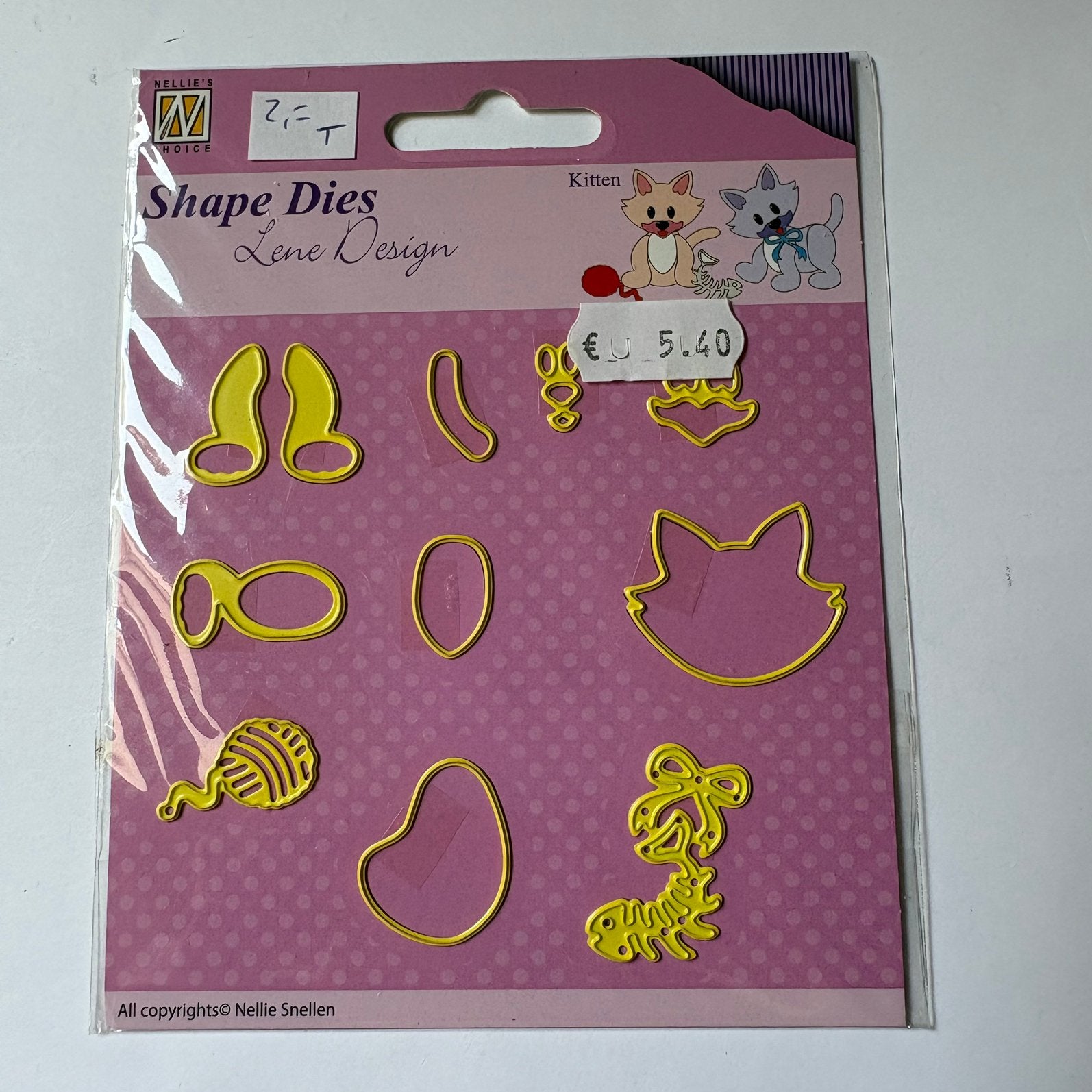 Snijmallen set Nellie snellen shape dies kitten, Ophalen of Verzenden, Zo goed als nieuw, Overige thema's, Pons of Mal