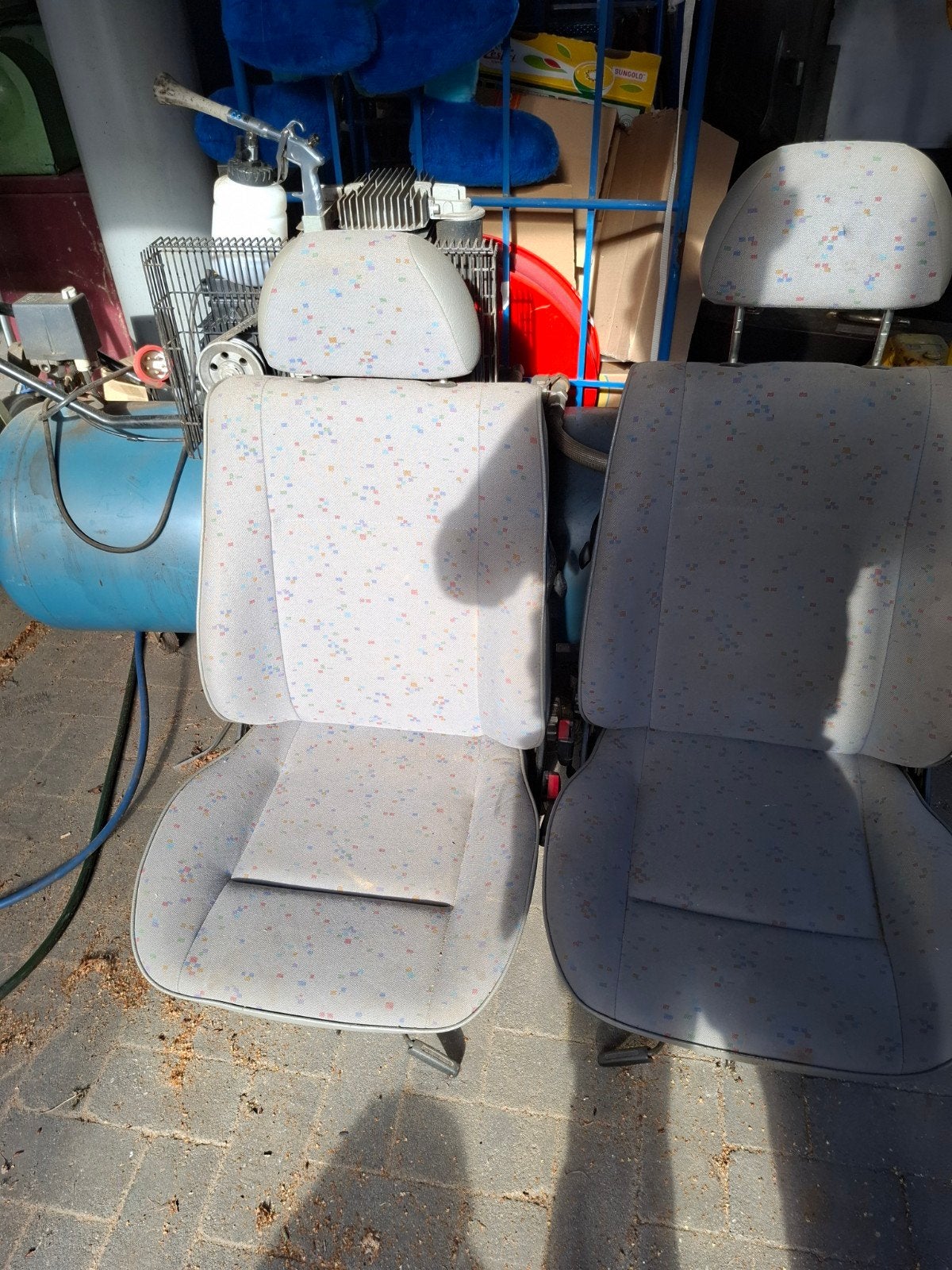 VW Caddy Stoelen - Set van 2 (Gebruikt), Ophalen of Verzenden, Gebruikt, Volkswagen