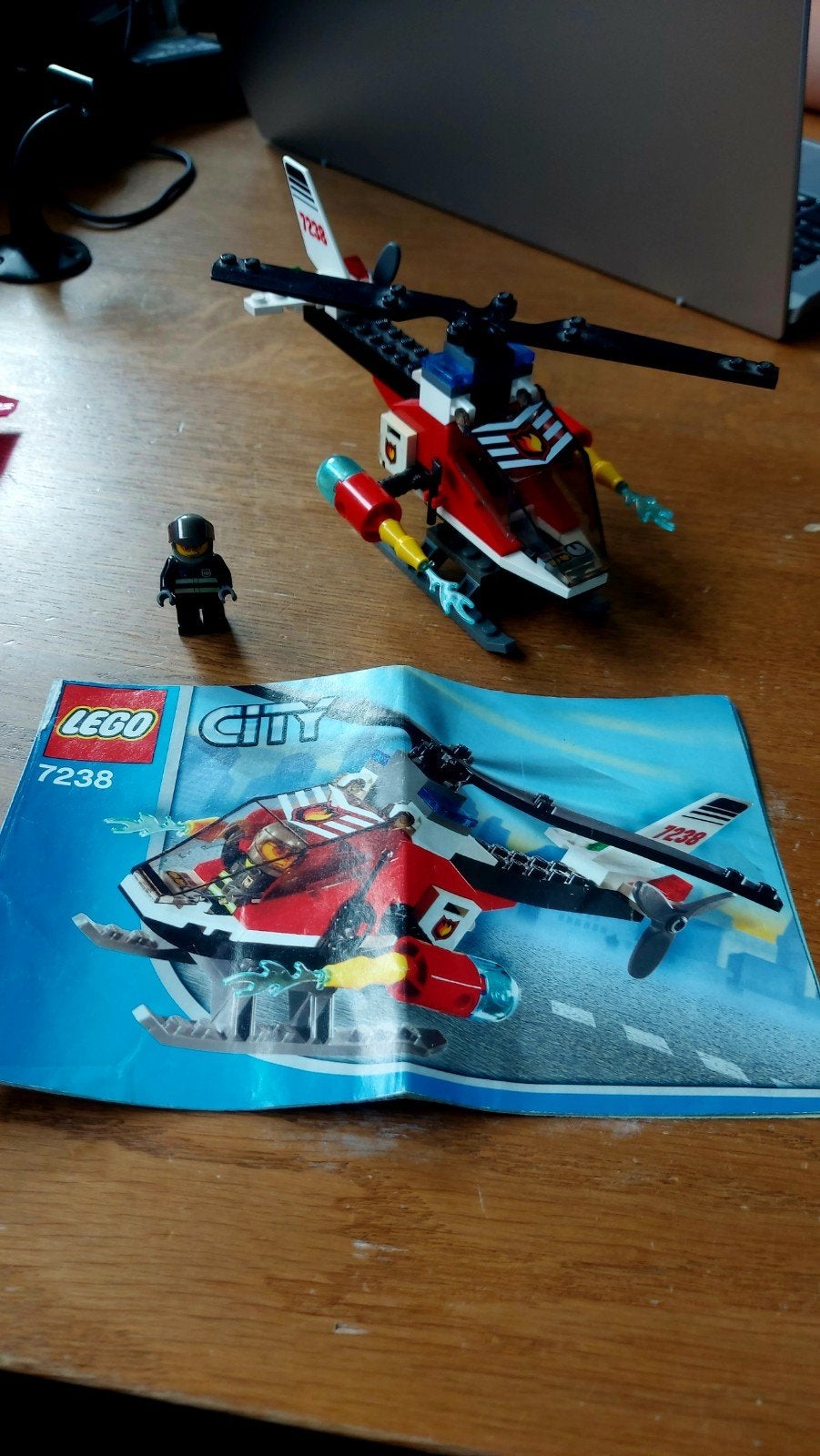 Lego City 7238 Brandweer Helikopter, Kinderen en Baby's, Lego, Ophalen of Verzenden, Inclusief instructies, Complete set