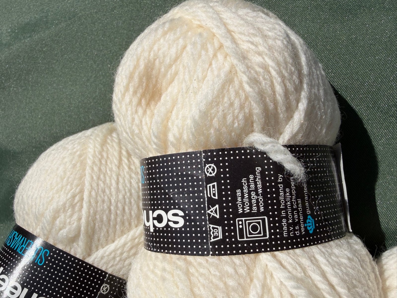 Scheepjeswol Superwash Plus - 12 bollen crème wit, Ophalen of Verzenden, Nieuw, Breien of Haken, Wol of Garen