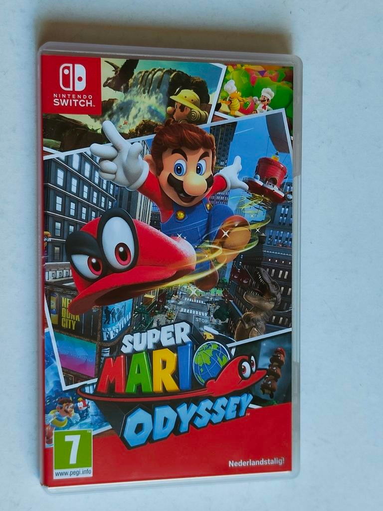 Super Mario Odyssey voor Nintendo Switch, Spelcomputers en Games, Avontuur en Actie, 1 speler, Ophalen of Verzenden, Zo goed als nieuw